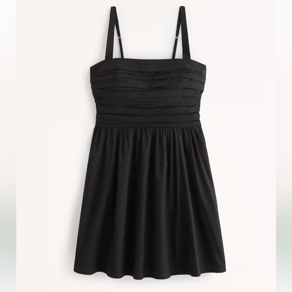Abercrombie Emerson Poplin Wide Strap Mini Dress size small